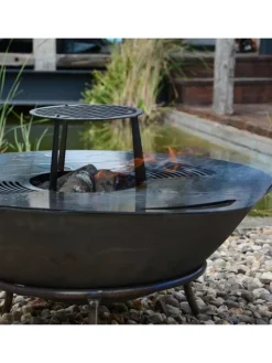 UNUS Grillen<Grillplatte in Schwarz