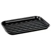 Wenko Küchenelektronik|Grillen<Grillschale "Luca" in Schwarz - (L)34,5 x (B)24,5 cm