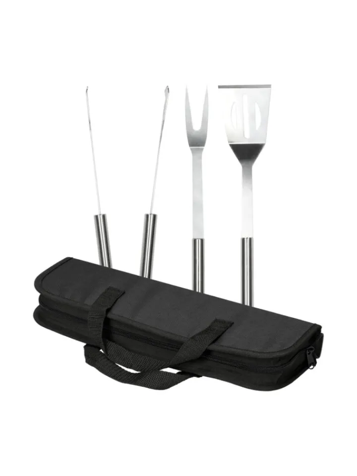 elasto Grillen<Grillset "Party" in grau
