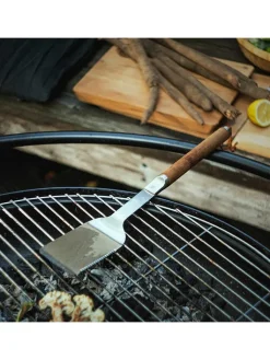 Fiskars Grillen<Grillwender ''Norden'' in Braun/ Silber - (L)44,1 cm