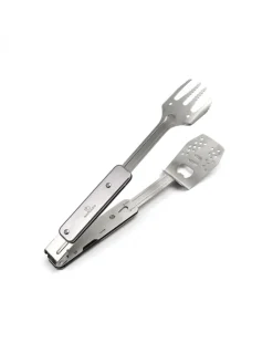 RADOLEO Grillen<Grillwerkzeug Grill-Multi-Tool GENIUS POCKET 4in1 Grillbesteck in silber