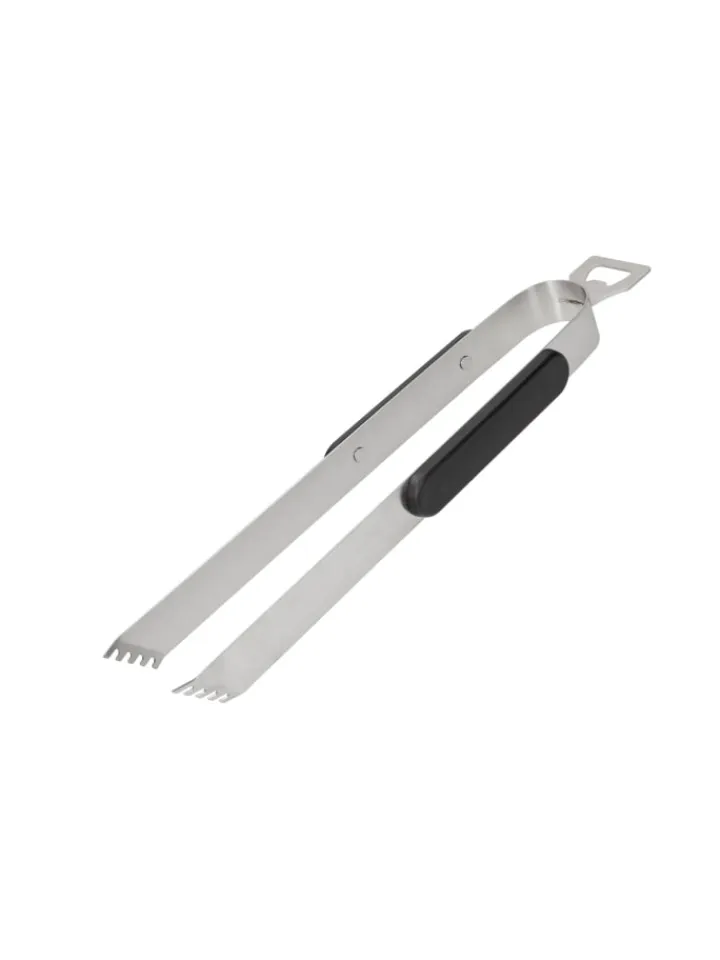 elasto Grillen<Grillzange "Opener" mit Kapselheber in grau - 35 cm
