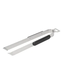 elasto Grillen<Grillzange "Opener" mit Kapselheber in grau - 35 cm