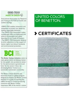 Benetton Badtextilien<Gästehandtuch in Grau