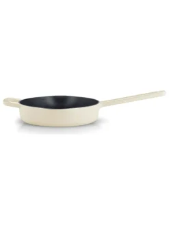 Fissler Kochgeschirr<Gusseisen-Pfanne in Creme - Ø 23 cm