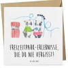 Mr. & Mrs. Panda Sonstige Gutscheine<Gutschein Besuch im Freizeitpark mit Spruch in Weiß