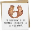 Mr. & Mrs. Panda Sonstige Gutscheine<Gutschein Hochzeit Wunder mit Spruch in Weiß