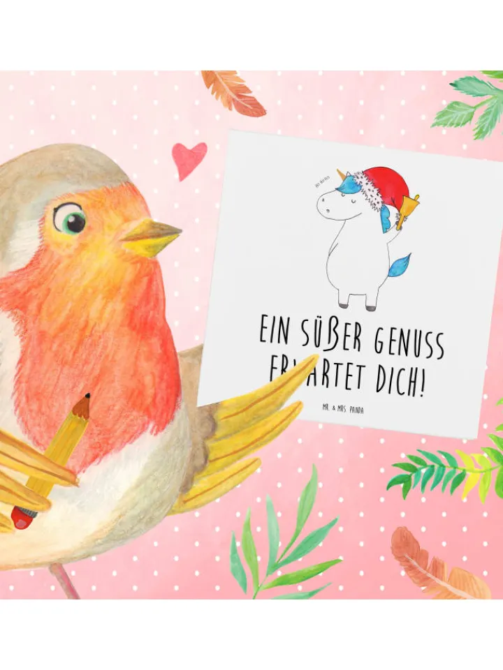 Mr. & Mrs. Panda Sonstige Gutscheine<Gutschein Schokoladenverkostung Genuss mit Spruch in Weiß