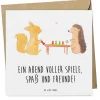Mr. & Mrs. Panda Sonstige Gutscheine<Gutschein Spieleabend Freude mit Spruch in Weiß