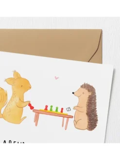 Mr. & Mrs. Panda Sonstige Gutscheine<Gutschein Spieleabend Freude mit Spruch in Weiß