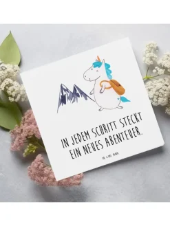 Mr. & Mrs. Panda Sonstige Gutscheine<Gutschein Wanderung Abenteuer mit Spruch in Weiß