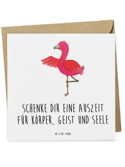 Mr. & Mrs. Panda Sonstige Gutscheine<Gutschein Wellness Auszeit mit Spruch in Weiß