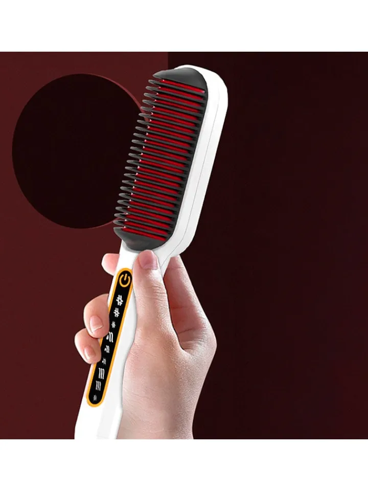 DAM Technik|Pflege & Gesundheit<Haarglättungsbürste in Weiß