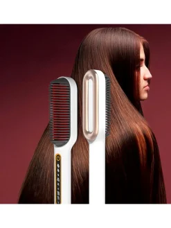 DAM Technik|Pflege & Gesundheit<Haarglättungsbürste in Weiß