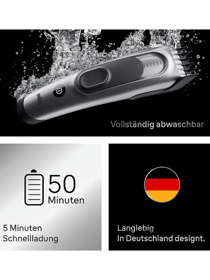 Braun Technik|Pflege & Gesundheit<Haarschneider ''Series 7'' in Grau
