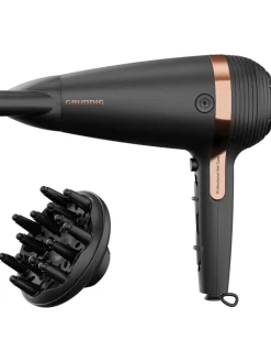 GRUNDIG Pflege & Gesundheit<Haartrockner "NaturaShine" in Schwarz