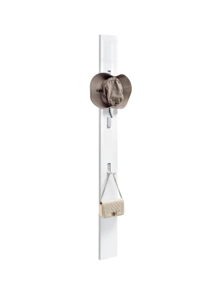 en.casa Garderoben<Hakenleiste Hansnes in Weiß (L)170cm (B)15cm (H)2.5cm