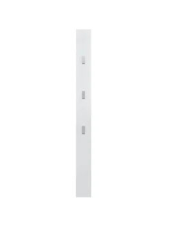 en.casa Garderoben<Hakenleiste Hansnes in Weiß (L)170cm (B)15cm (H)2.5cm