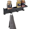 Wenko Badaccessoires<Hakenleiste "Ima" in Schwarz - (L)30 cm