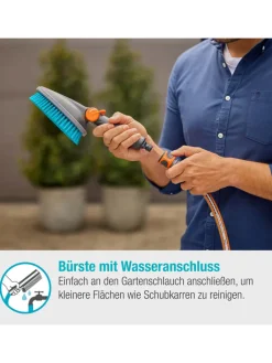 Gardena Gartendekoration<Handbürste "M hard" in Schwarz