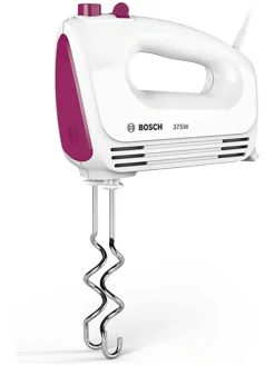 Bosch Kleingeräte Küchenelektronik<Handrührgerät "CleverMixx Fun" in Weiß/ Pink - 375 W
