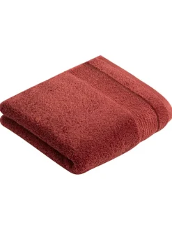 Vossen Badtextilien|Badtextilien<Handtuch "Balance" in Rot