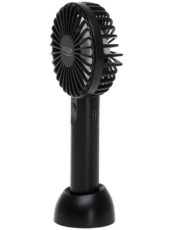 Adler Klima & Haushalt<Hand-Ventilator "AD 7338" in Schwarz