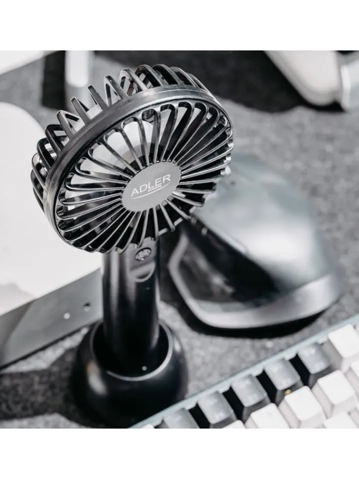 Adler Klima & Haushalt<Hand-Ventilator "AD 7338" in Schwarz