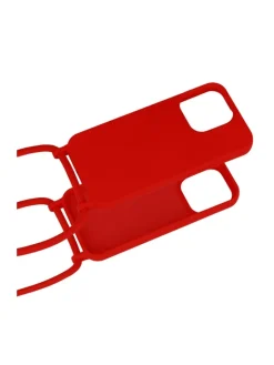 COFI 1453 Smartphones & Zubehör<Handy Hülle Umhängehülle kompatibel mit Iphone 15 Pro Rot in Rot