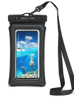 Puccini Smartphones & Zubehör<Handyhülle in Schwarz - (B)7,5 x (H)15,5 x (T)1 cm