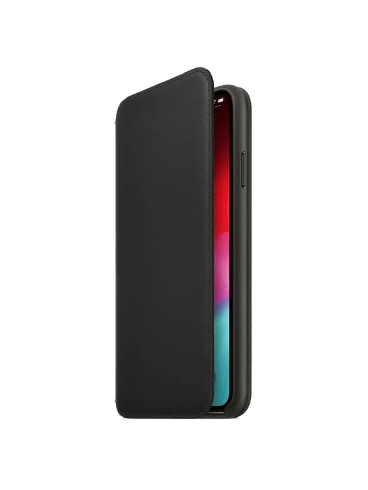 Apple Smartphones & Zubehör<Handyhülle Leder Folio Case für iPhone XS Max MRX22ZM/A in schwarz