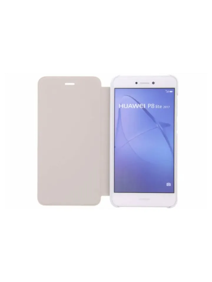 Huawei Smartphones & Zubehör<Handyhülle P8 Lite Flip Cover in weiß