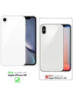 cadorabo Smartphones & Zubehör<Handykette für Apple iPhone XR Hülle in LIQUID HELL GRÜN