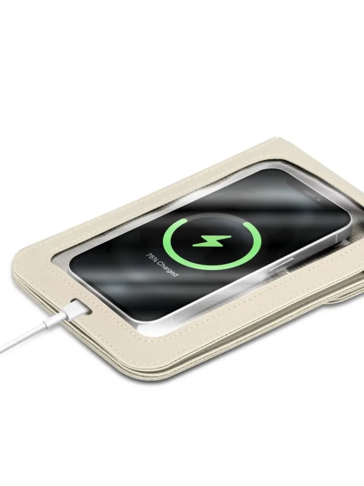 cadorabo Smartphones & Zubehör<Handytasche für Apple iPhone 13 MINI Hülle Umhängetasche in Weiss