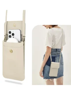 cadorabo Smartphones & Zubehör<Handytasche für Apple iPhone 13 MINI Hülle Umhängetasche in Weiss
