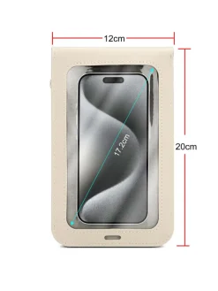 cadorabo Smartphones & Zubehör<Handytasche für Apple iPhone 13 MINI Hülle Umhängetasche in Weiss