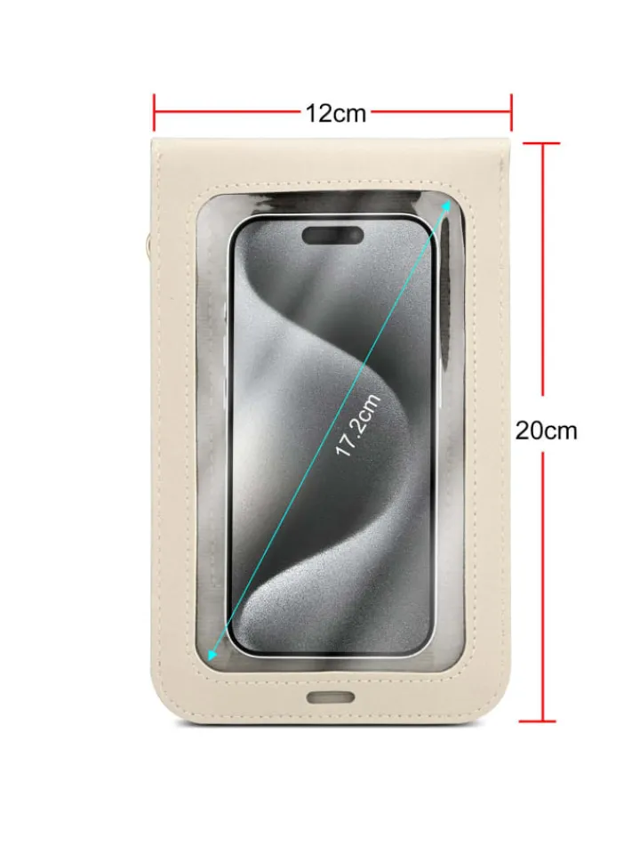 cadorabo Smartphones & Zubehör<Handytasche für Apple iPhone 13 MINI Hülle Umhängetasche in Weiss