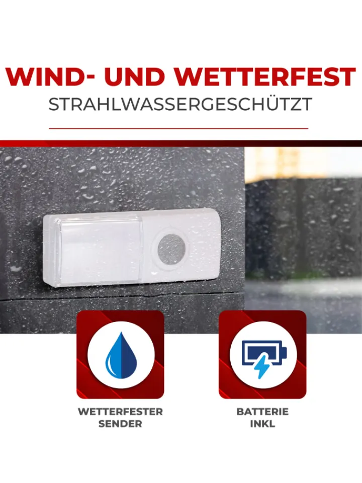 Heidemann Smarthome & Wetterstationen<Funkgong-Set HX One