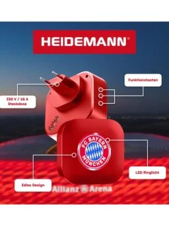 Heidemann Smarthome & Wetterstationen<Funkgong-Set Stern des Südens FC Bayern München