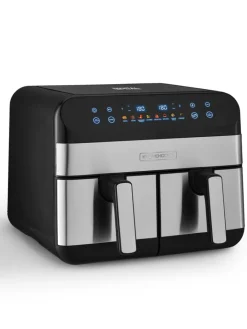 KITCHENCOOK Küchenelektronik<Heißluftfritteuse ''Airflow_9'' in Silber/ Schwarz - (B)44 x (H)37,2 x (T)43 cm