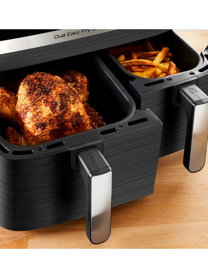 Tefal Küchenelektronik<Heißluftfritteuse "Dual Easy Fry & Grill" in Schwarz