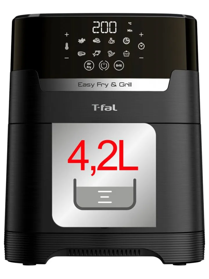 Tefal Küchenelektronik<Heißluftfritteuse "Easy Fry & Grill XL Precision" in Schwarz - 4,2 l