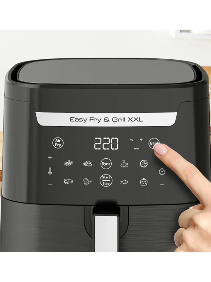 Tefal Küchenelektronik<Heißluftfritteuse "Easy Fry & Grill XXL" in Schwarz - 1,5 kg