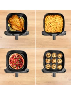 Tefal Küchenelektronik<Heißluftfritteuse "Easy Fry Mega" in Schwarz - 7,5 l
