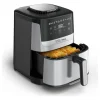 Tefal Küchenelektronik<Heißluft-Fritteuse EY55JD "Easy Fry Silence Deluxe" in Silber - 5 l
