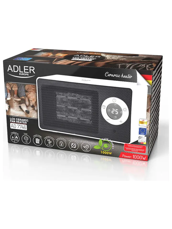 Adler Europe Klima & Haushalt<Heizlüfter "AD 7746" in Weiß
