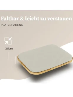 Lumaland Wäschekörbe & -Ständer<HENNEZ Aufbewahrungskorb "Adrian", 40 Liter - faltbar - stabiler Bambusrahmen