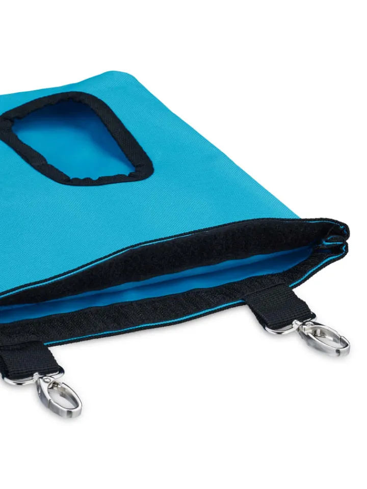 relaxdays Kleintiere<Heutasche in Blau/ Schwarz - (B)25 x (H)31 cm