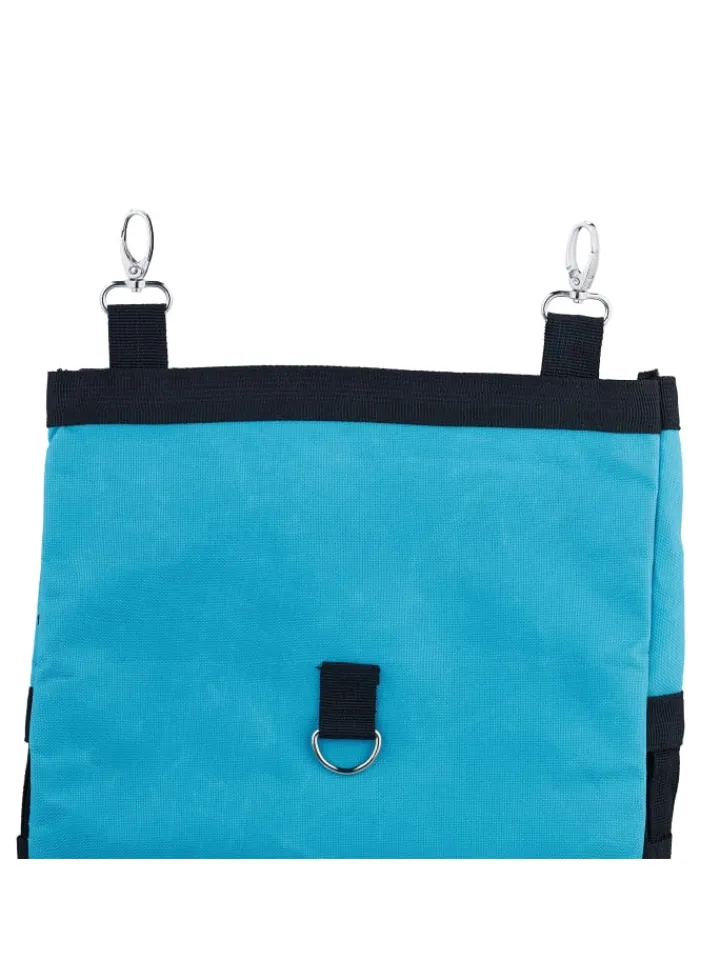 relaxdays Kleintiere<Heutasche in Blau/ Schwarz - (B)30 x (H)30 cm