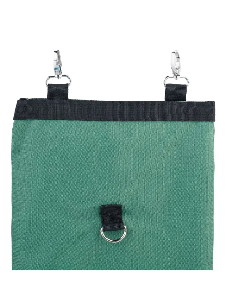 relaxdays Kleintiere<Heutasche in Grün/ Schwarz - (B)25 x (H)31 cm